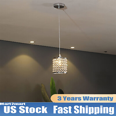 #ad #ad Crystal Chandelier 2Pcs Modern Ceiling Light Lamp Pendant Lamp Fixture Lighting $34.35