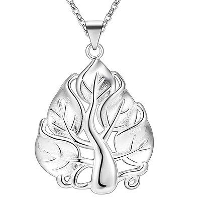 #ad 925 cute silver jewelry pretty Fashion women charms classic necklace jewelry $1.70