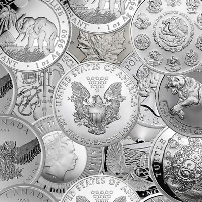 #ad Random Year 1 oz Silver 999 Fine Silver BU Mint of Our Choice $32.70