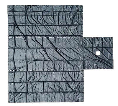 #ad Airbag Parachute Fabric UltraLight Lumber Tarp 24x27 8#x27; Drop Black $399.99