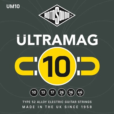 #ad RotoSound Guitar Strings Electric Ultramag Type 52 Alloy 10 46 $15.64