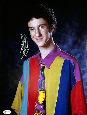 #ad DUSTIN DIAMOND Signed SAVED BY THE BELL Screech 11x14 Photo Beckett BAS Witness $82.17