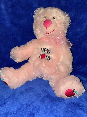 #ad New York City souvenir teddy bear white polar plush stuffed animal 10quot; $5.06