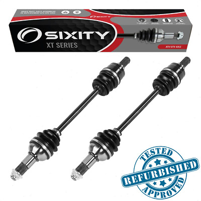 #ad 2 pc Sixity XT Rear Left Right Axles for Yamaha YFM700 Grizzly FI 4x4 Auto j5 $116.99