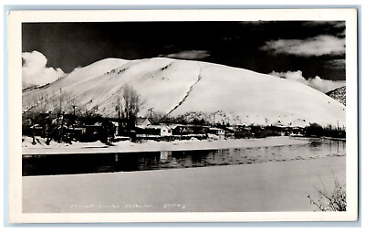 #ad Missoula Montana MT Postcard Mount Jumbo Missoula McKay c1940#x27;s RPPC Photo $9.95