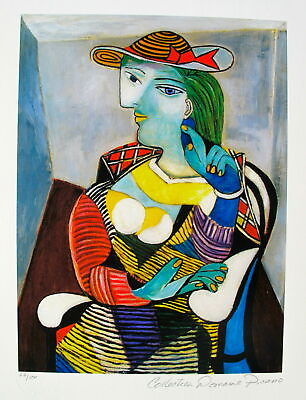 #ad Pablo Picasso MARIE THERESE WALTER Estate Signed Limited Edition Giclee 14 x 11quot; $59.99