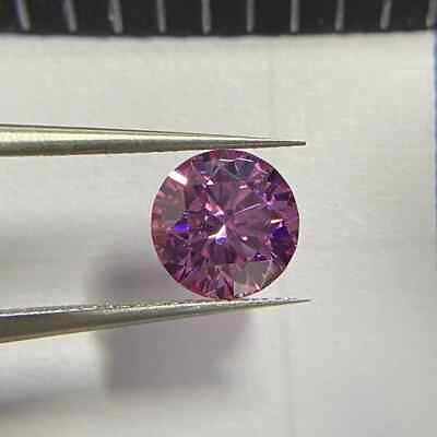 #ad Diamond Loose Stone round Gemstones 1ct purple color VVS1 with $26.00