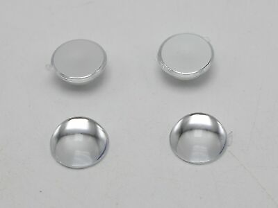#ad 100 Clear Acrylic Flatback Round Cabochon Smooth Half Ball 10mm 3 8quot; No Hole $2.98