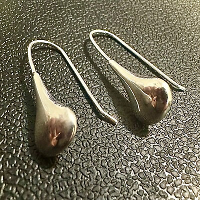 #ad Teardrop Earrings Sterling Silver 925 Dangle Drop Earrings for Women FREE Ship $14.38