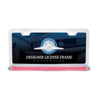 #ad United Pacific 36498 CHROME LICENSE FRAME WITH $47.99