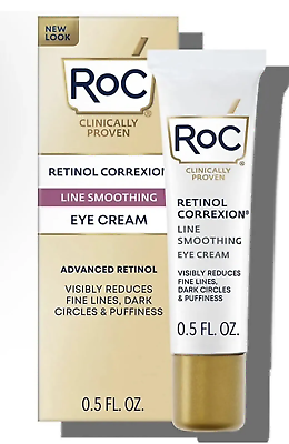 #ad Roc Retinol Correxion Line Smoothing Eye Cream Advanced Retinol 0.5 OZ 15 ML $13.88