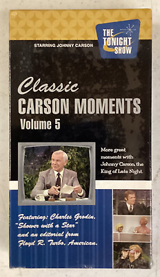 #ad Johnny#x27;s Animal Hijinks Volume 5 VHS Johnny Carson amp; His Furry Friends Sealed $5.99