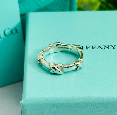 #ad Tiffany Tiffany Ring Kiss X Signature　US５ $315.00