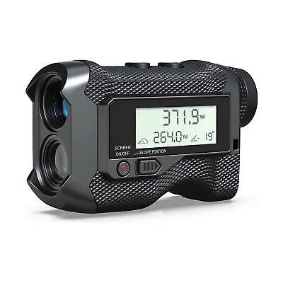 #ad ACPOTEL 800 Yards Laser Golf Range Finder External LCD Screen P2P Slope On Off $80.96