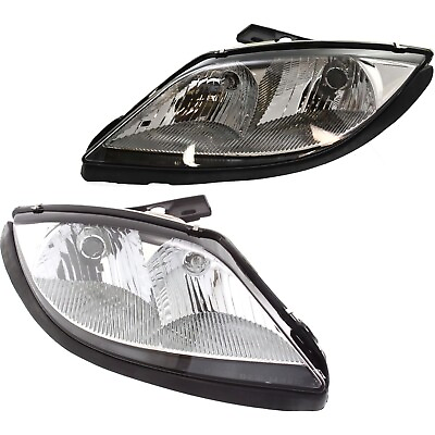 #ad Headlight Set For 2003 2004 2005 Pontiac Sunfire Left and Right With Bulb 2Pc $134.65