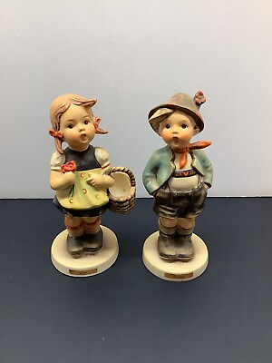 #ad Vintage Goebel Hummel figurines brother amp; sister #95amp;#98 W Germany EUC $89.99