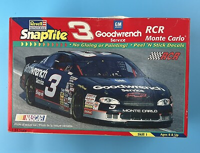 #ad #ad Monogram 1996 SnapTite Dale Earnhardt Goodwrench Monte Carlo # 3 Model Car Kit $10.00