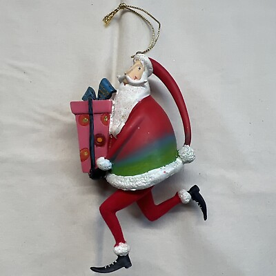 #ad Christmas tree toy Funny Santa Claus Merry Christmas . $10.00