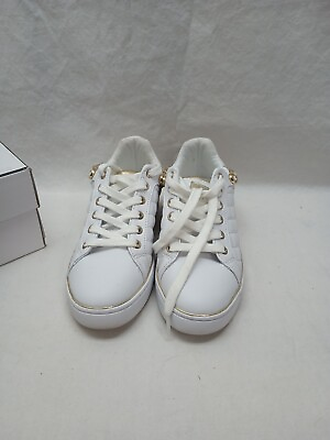 #ad Guess White Sneakers Women#x27;s Size 7.5 Excellent Condition $33.99