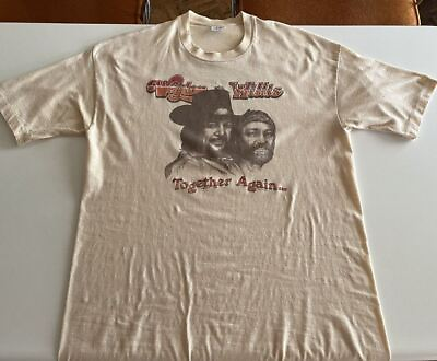 #ad Willie Nelson amp; Waylon Jennings Short Sleeve Cotton T shirt Unisex VN0846 $21.99