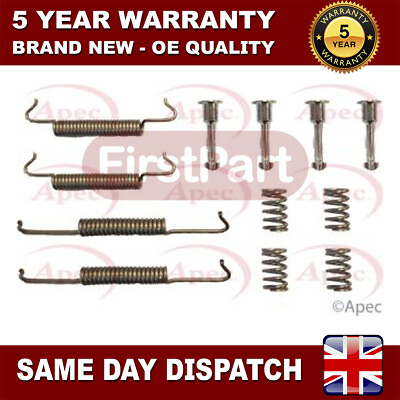#ad Fits 406 607 Synergie FirstPart Rear Handbrake Brake Shoes Fitting Kit GBP 11.60