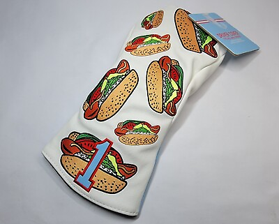 #ad Brand New Barstool Chicago Hotdog Dancing Embroidered Logo Driver Golf Headcover $33.97