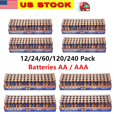 #ad Lot of 12 24 60 120 Pack AA AAA Batteries Extra Heavy Duty1.5v Lots New Fresh $5.38