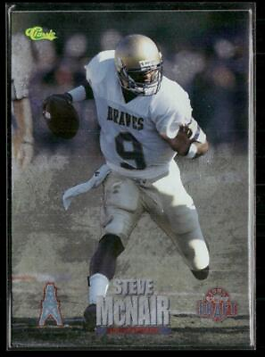 #ad 1995 Classic NFL Rookies #69 Steve McNair Silver RC Houston Oilers $2.89