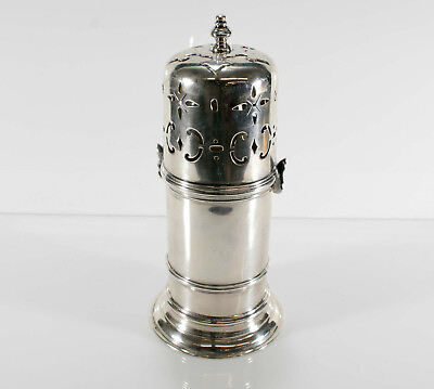 #ad SUPERB STERLING SILVER MUFFINEER BY THEODORE ROSSI quot;MARKEDquot; C.1900 $359.00