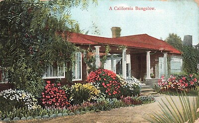 #ad Postcard California Bungalow $4.75