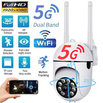 #ad Wireless 5G WiFi Security Camera System Outdoor Home Night Vision 1080P HD Cam $16.99