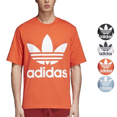 #ad Adidas Originals Trefoil Oversize Big Logo T Shirt Men#x27;s $39.99