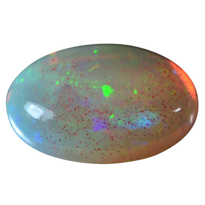 #ad 4.07 Ct. Natural Ethiopia Solid Opal Strong Play Of Color Rainbow WITH GLC CERTI $40.00