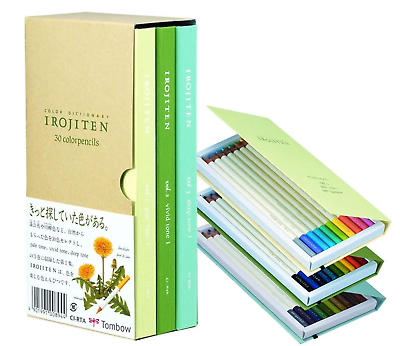 #ad Tombow CI RTA 30C Color Dictionary Irojiten 1st collection 30 Colors Pencils JP $68.00