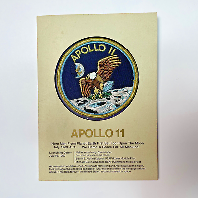#ad Original 1969 NASA Apollo 11 Patch $199.99