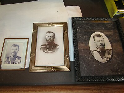 #ad 3 PHOTOS OF Czar Nicholas II of Russia $69.99