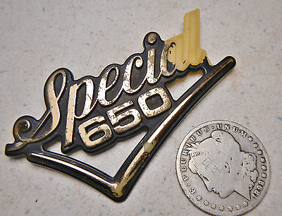 #ad 80 YAMAHA XS650 SG SPECIAL XS650SG RIGHT HAND SIDE FRAME COVER EMBLEM BADGE $51.29