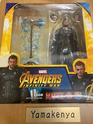 #ad MAFEX No.104 AVENGERS INFINITE WAR THOR Height 160mm approx Used $105.50