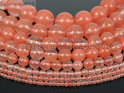 #ad Natural Red Cherry Quartz Gemstone Round Beads 15.5#x27;#x27; 2mm 4mm 6mm 8mm 10mm 12mm $2.10
