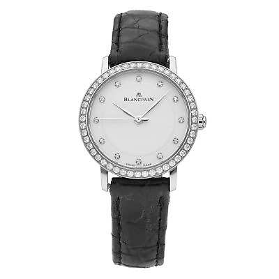 #ad Blancpain Villeret Ultra Slim 29mm Automatic Ladies Watch 6102 4628 95A $4450.00