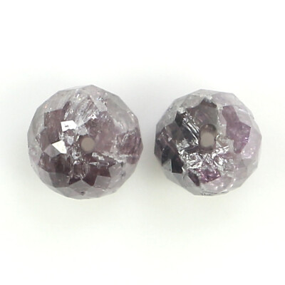 #ad 0.88 CT Faceted Bead Diamond Natural Loose Diamond Pink Bead Diamond L9898 $181.00