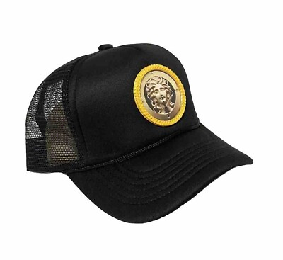 #ad Medusa Hat Cap Yves Versac Custom Made Black Trucker Hats $28.00