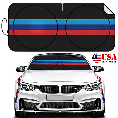 #ad For BMW 3 4 5 6 7 8 Series Car Sedan Windshield Sun Shade UV Block Visor Cover $15.99