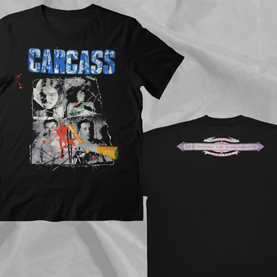 #ad CARCASS Band Necroticism Descanting the Insalubrious Black Double Sided T Shirt $19.99