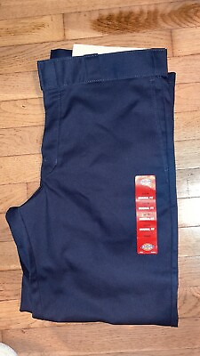 #ad Dickies Navy Blue 874 Flex Work Pants 34x30 Men Original Fit BRAND NEW $27.99