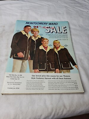 #ad 1966 MONTGOMERY WARD CATALOG 94th Anniversary Sale Winter $12.22