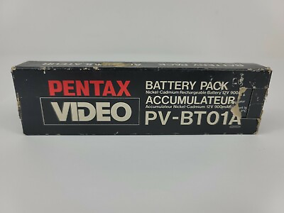 #ad Pentax Video Battery Pack PV BT01A 8311031 w Original Box Asahi Optical Japan $19.99