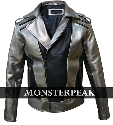 #ad Quick Silver Peter Maximoff Jacket X Men 4 Leather Jacket Sizes XXS 5XL $131.50
