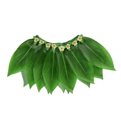 #ad Tropical Dancer Skirt Hawaiian Leaf Skirt Ti Leaf Hula Skirt $13.25