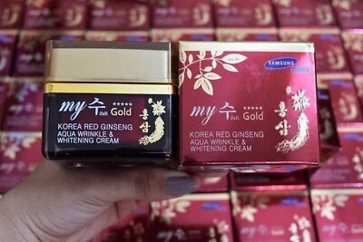 #ad MY SU GOLD Korea Red Ginseng Aqua Wrinkle amp; Whitening Cream 50ml quot;MADE IN KOREAquot; $20.50